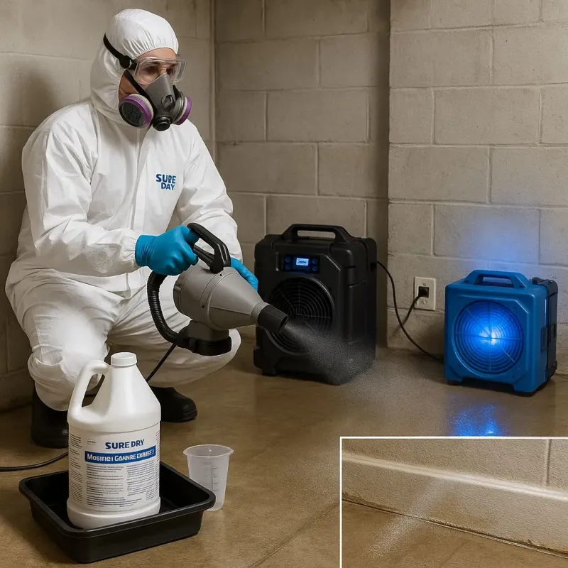Sanitization and Odor Removal process in Oakley, UT