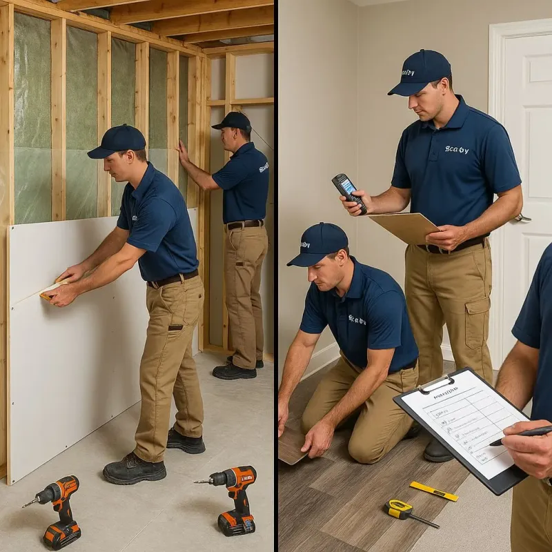 Repairs and Reconstruction process in Oakley, UT
